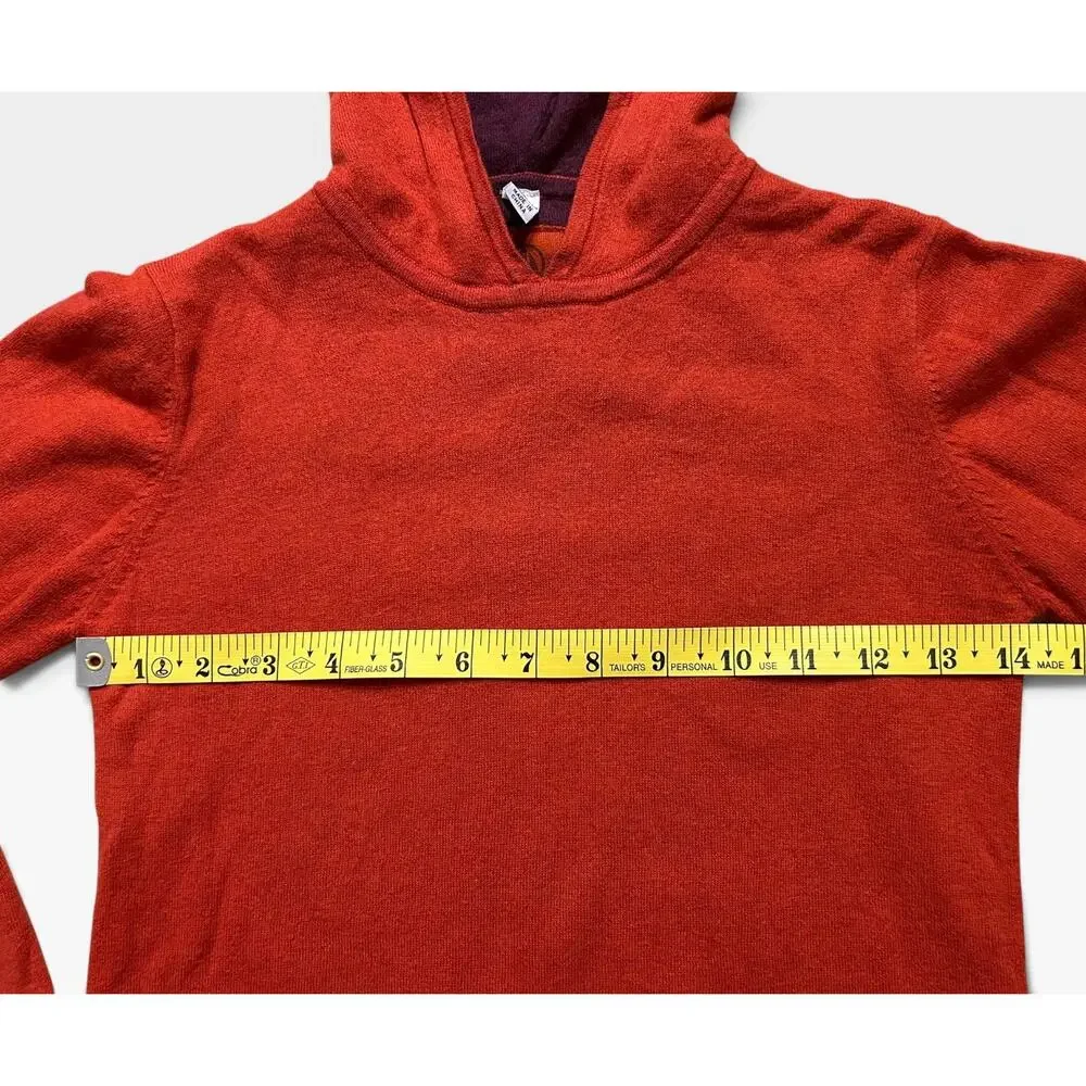 Petit Bateau Wool Blend Hooded Sweater, Size 10